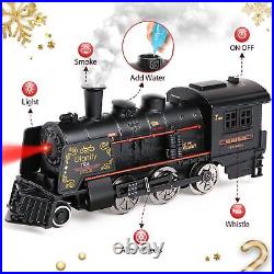 Hot Bee Train Set for Boys, Christmas Train Set withAlloy Steam Locomotive, Met