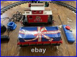 INCOMPLETE FOR PARTS Playmobil 4035 Christmas Holiday Train Set With Box