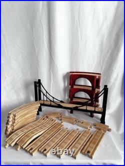 Imaginarium Train Set, Polar Express Wooden Christmas Set Vtg Lionel 2005 WB