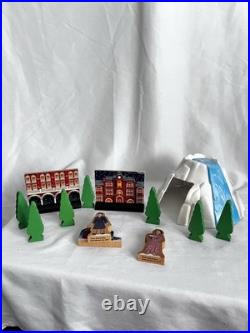 Imaginarium Train Set, Polar Express Wooden Christmas Set Vtg Lionel 2005 WB