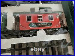 In Original Box GreatLand Holiday Express Battery Operated Train Set Red