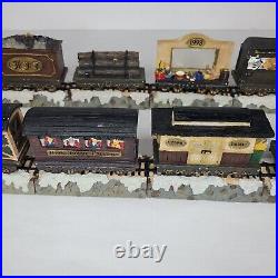 JC Penney 1998 Home Towne Express Christmas TRAIN/DEPOT SET Vtg Lot of 17 boxes