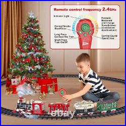JUQU Train Set, Extra Large Christmas Train Set with Remote Control, Luxury Toy JUQU Train Set, Extra Large Christmas Train Set with Remote Control, Luxury Toy