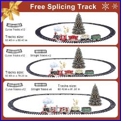 JUQU Train Set, Extra Large Christmas Train Set with Remote Control, Luxury Toy JUQU Train Set, Extra Large Christmas Train Set with Remote Control, Luxury Toy