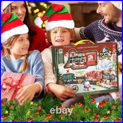 JUQU Train Set, Extra Large Christmas Train Set with Remote Control, Luxury Toy JUQU Train Set, Extra Large Christmas Train Set with Remote Control, Luxury Toy