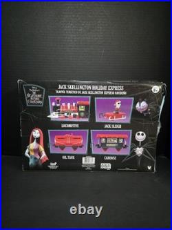Jack Skellington Holiday Christmas Train Set, Battery Powered New In Box 12 Pc