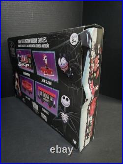 Jack Skellington Holiday Christmas Train Set, Battery Powered New In Box 12 Pc Jack Skellington Holiday Christmas Train Set, Battery Powered New In Box 12 Pc