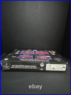 Jack Skellington Holiday Christmas Train Set, Battery Powered New In Box 12 Pc