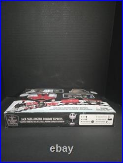 Jack Skellington Holiday Christmas Train Set, Battery Powered New In Box 12 Pc