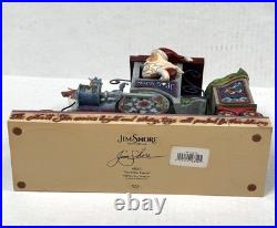Jim Shore Heartwood Creek Christmas Train Figurine Set Hand Painted Resin
