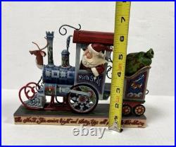 Jim Shore Heartwood Creek Christmas Train Figurine Set Hand Painted Resin