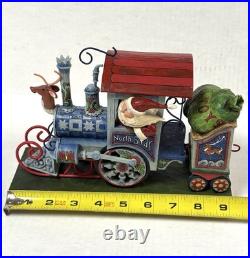 Jim Shore Heartwood Creek Christmas Train Figurine Set Hand Painted Resin