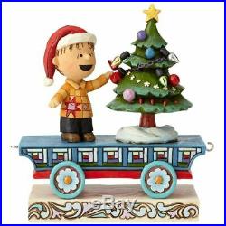 Jim Shore Peanuts Christmas Train Set with Linus Patty Schroeder 4062073