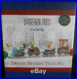 Jim Shore Peanuts Deluxe Train SET Christmas Figurines 6002332 LUCY EXCLUSIVE