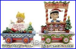 Jim Shore Peanuts FULL Christmas Train Set with Linus Patty Schroeder 4062073