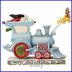 Jim Shore Peanuts Holiday Christmas Train Eight Car Gift Figurine Set 4062623