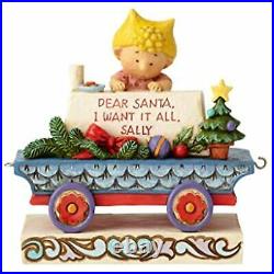 Jim Shore Peanuts Holiday Christmas Train Eight Car Gift Figurine Set 4062623