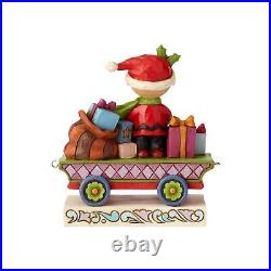 Jim Shore Peanuts Holiday Train 8 PC Gift Set With Rare Sally Car 4062623