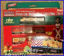 KATO 106-2015 N Scale Operation North Pole Christmas Train 4 Unit Set