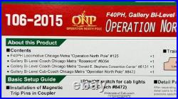 KATO N Scale Operation North Pole Christmas Train 4 Unit Set- NIB