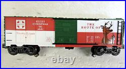 K-Line Christmas Coca-Cola Train Set 1 Locomotive & 7 Cars Withbox