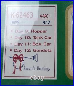 K-Line The Twelve Days of Christmas 3 Box Sets NIB Sealed O GAUGE TRAIN SET