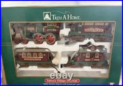 K-Mart Trim A Home Santas Village Express Christmas Train Set with Sounds & Lights