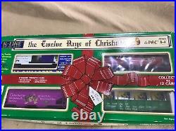 K-line o 027 scale gauge toy train set the twelve days of Christmas sealed mint