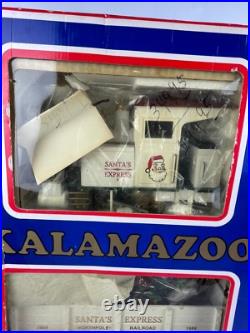 Kalamazoo G Scale Santa's Express Holiday Christmas Train Set with Controller