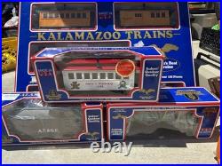 Kalamazoo Trains G Scale Christmas Train Set Ornament Express Holiday