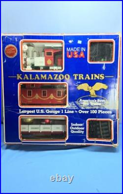 Kalamazoo Trains G Scale Christmas Train Set Ornament Express Holiday 19090-2 Kalamazoo Trains G Scale Christmas Train Set Ornament Express Holiday 19090-2