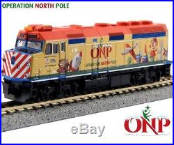 Kato 106-2015 N Scale Operation North Pole Christmas Train 4 Unit Set
