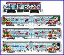 Kato 106-2016 Operation North Pole Christmas N Gauge Diesel Passenger Train Set