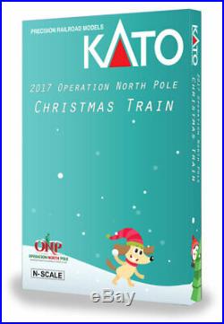 Kato 106-2017-DCC N Operation North Pole 2017 Christmas Train with DCC (Set of 6)