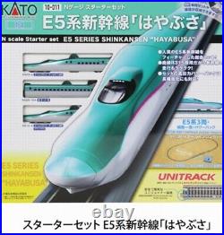 Kato 10-011 E5 System Bullet Train Hayabusa N-Gauge Starter Set Christmas