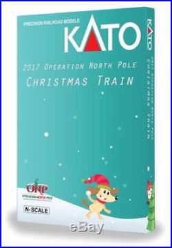 Kato N 2017 Operation North Pole Christmas Train 6 Unit Book Case Collector Set