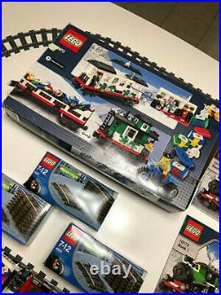LEGO 10173 Holiday Christmas Train WITH TRACKS 100% complete with box and instr