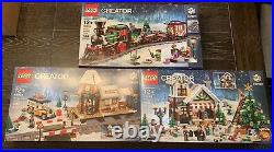 LEGO 10249 + 10254 + 10259 With Train Power Functions