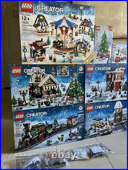 LEGO 10249 Winter Toy Shop 10259 Station 10254 Holiday Train + Power Functions