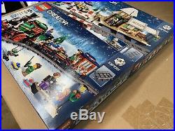 LEGO 10254 10259 Winter Holiday Train + Winter Village Station Christmas NEW