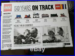 LEGO 4002016 Employee Christmas Gift withcard-Trains 50 Years On Track, NEW, MINT
