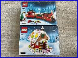 LEGO 40138 Christmas Train & 40139 Gingerbread House NEW IN BOX