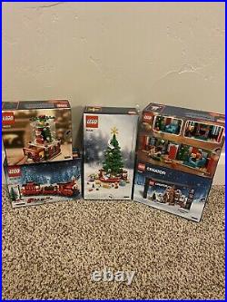 LEGO CHRISTMAS 40223 40138 40292 40337 40338 Globe Train Tree MORE
