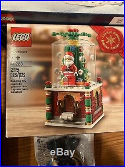 LEGO Christmas 10254 10245 10235 40337 40223 Carousel Train Snow globe + RETIRED