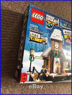 LEGO Creator Expert Winter Village Train Station Christmas Holiday Set On Hand