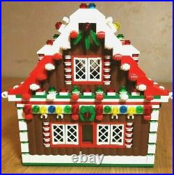 LEGO Custom Gingerbread House Christmas Holiday Train City Town Santa Elf