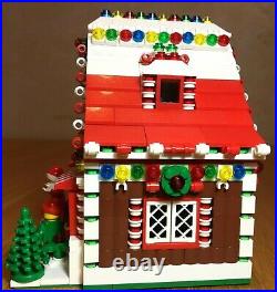 LEGO Custom Gingerbread House Christmas Holiday Train City Town Santa Elf