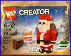 LEGO WINTER HOLIDAY TRAIN 10254 + 40125, 40253, 30478, & 6194782 Christmas sets