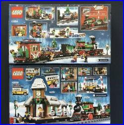 LEGO Winter Holiday Train 10254 & Village Station 10259 (Retired) CHRISTMAS