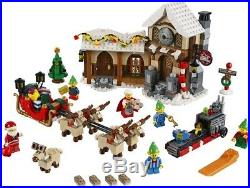 LEGO Winter village Christmas SANTA'S WORKSHOP 10245 ELF NEW & 40034 Train Set